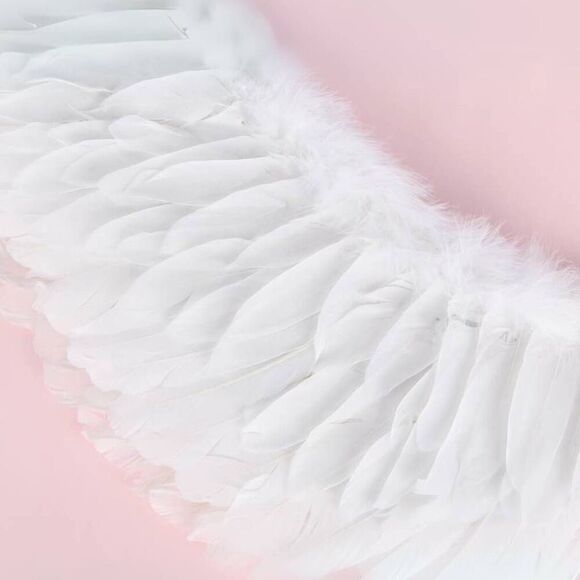 🆕 White Feather Angel Wings Halloween Cosplay Festival Costume - Picture 6 of 6